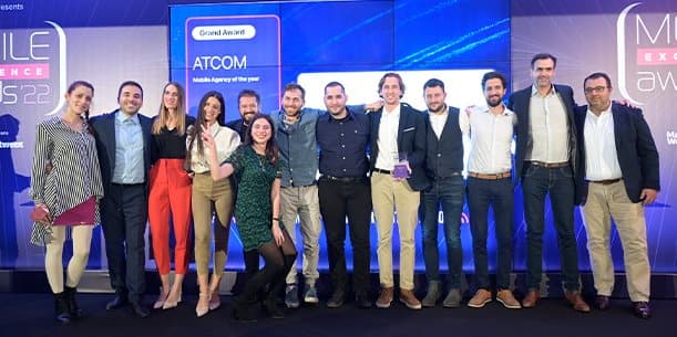 The ATCOM team at an awards evening